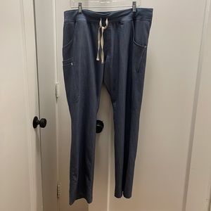Figs Tall Heather Grey scrub pants